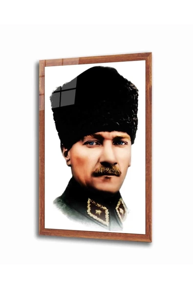 AlpiLeo Atatürk Dayanıklı Temperli Cam Alp Özel Cam Tablo 4 Mm ürün görseli 1
