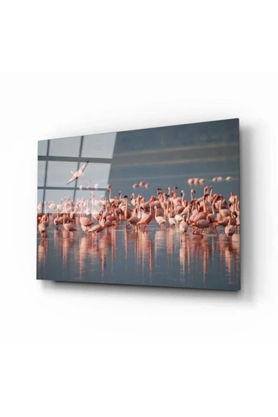 AlpiLeo Flamingo Alp Özel Cam Tablo ürün görseli 1