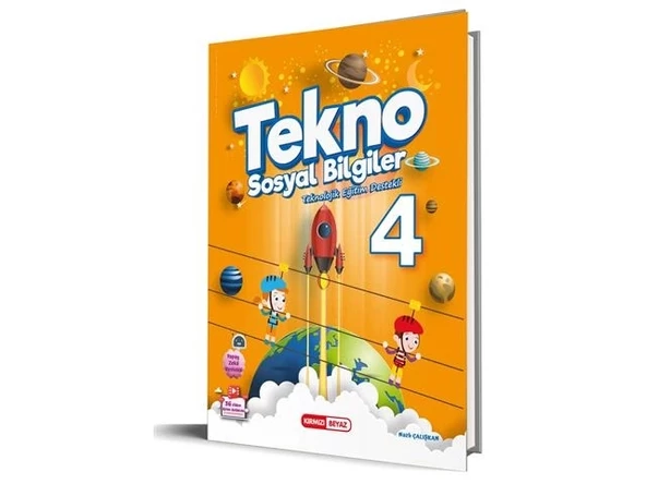 Kırmızı Beyaz Yayınları 4. Sınıf Tekno Sosyal Bilgiler ürün görseli 1