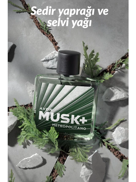 Avon Musk Metropolitano Erkek Parfüm 75 ml ürün görseli 1