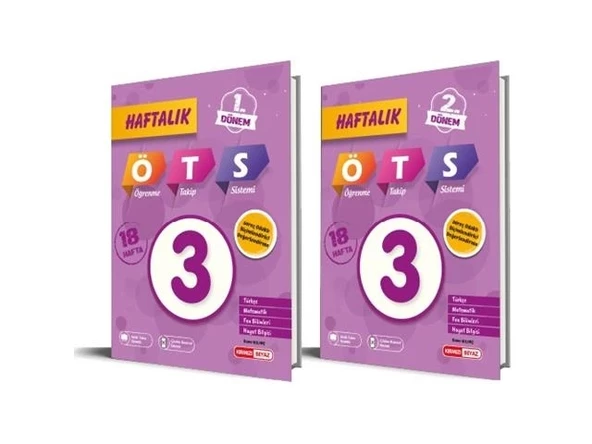 Kırmızı Beyaz Yayınları 3. Sınıf Tekno Öğrenme Takip Sistemi 1. Dönem ve 2. Dönem ürün görseli 1
