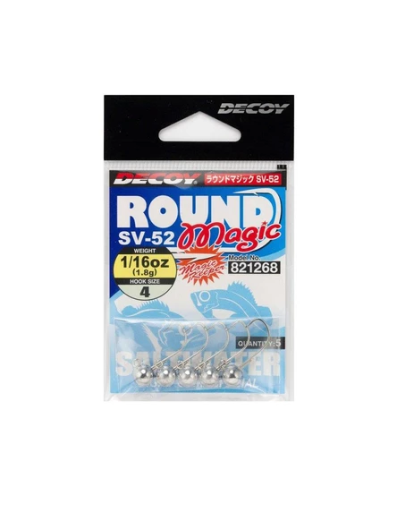 DECOY SV-52 Round Magic JH Jig Head 5 adet No:6 ürün görseli 1
