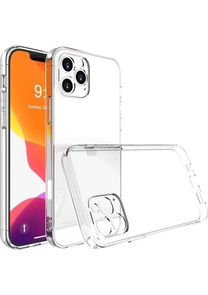 Gpack Apple iPhone 16 Pro Max Kılıf Süper Silikon Kamera Korumalı Şeffaf ürün görseli 1