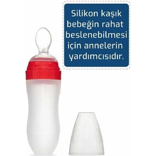 Bebedor Silikon Kaşıklı Biberon 120ML 7509 - Resim 3
