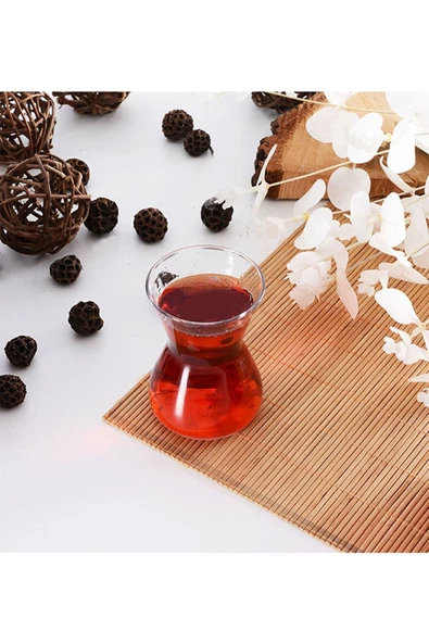 Paşabahçe şelale çay bardak - 6 lı çay bardağı ürün görseli 1