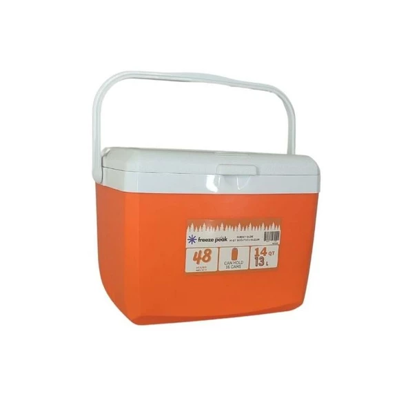 Freeze Peak Sunset Glide 14 QT Soğutucu Buzluk 13 Litre - Turuncu 547249 ürün görseli 1