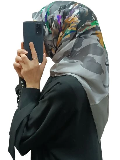 AKER İPEK KREP SATEN EŞARP 8900701 - Resim 4