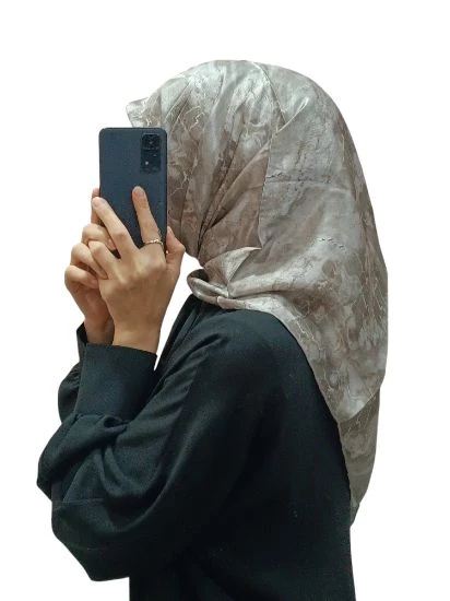 AKER İPEK KREP SATEN EŞARP 8925701 - Resim 7