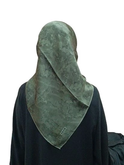 AKER İPEK KREP SATEN EŞARP 8925701 - Resim 12