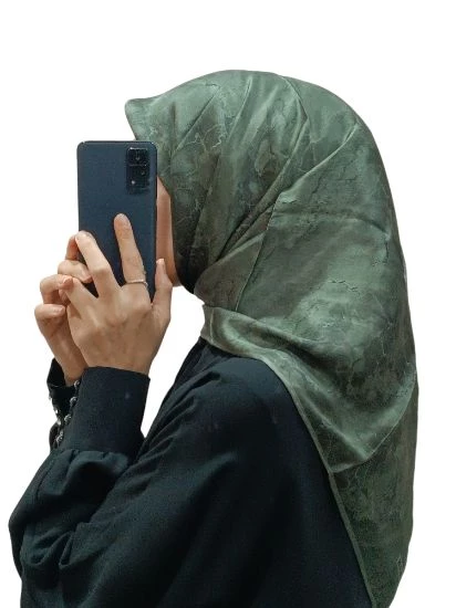 AKER İPEK KREP SATEN EŞARP 8925701 - Resim 10