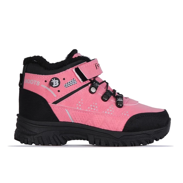 SKUAITER Blm-5105 Pembe Termal Kürklü Kız Çocuk Bot ürün görseli 1