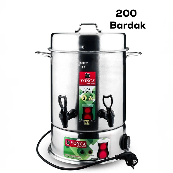 Lines Yonca 200 Bardak Semaver Çay Makinesi  & Elektrikli Çay Otomatı ürün görseli 1