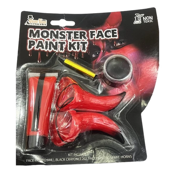Halloween Cadılar Bayramı Makyaj Seti 4 Parça ürün görseli 1