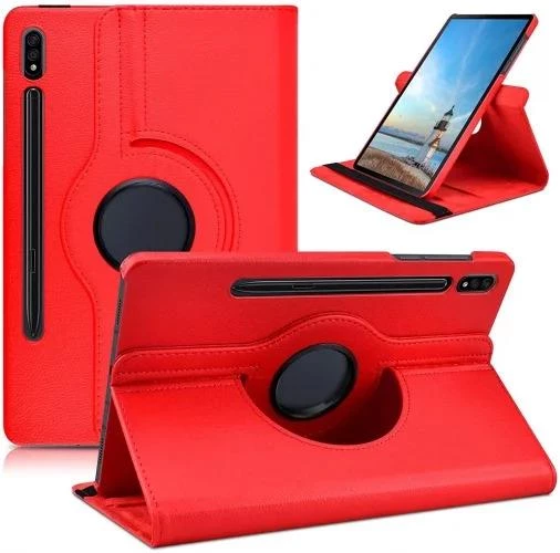 Samsung Galaxy Tab S9 FE Plus(X610)Uyku Modlu Kapaklı Stand Olabilen Smart Kılıf  Kırmızı ürün görseli 1