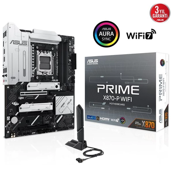 ASUS PRIME X870-P DDR5 HDMI DP PCIE 5.0 AM5 ATX ürün görseli 1