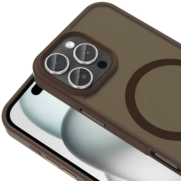 iPhone 16 Pro 6.1'' Linch Magsafe Kapak - Resim 3