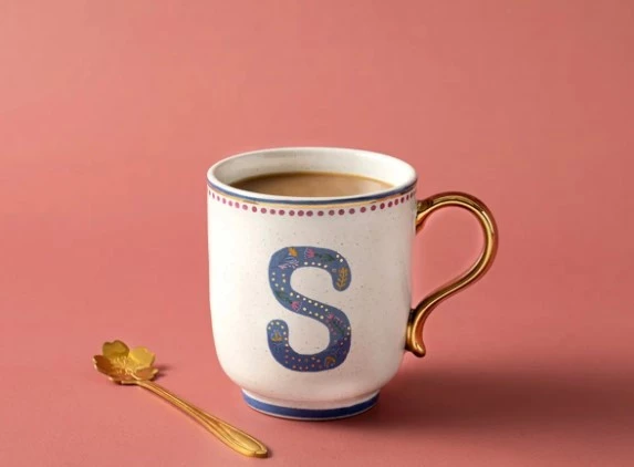 English Home Letter S Stoneware Kupa 500 Ml Renkli ürün görseli 1