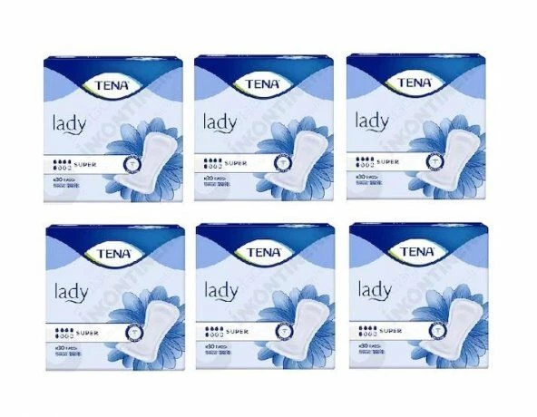 Tena Lady Süper 7 Damla Kadın Mesane Pedi 180 Adet ürün görseli 1