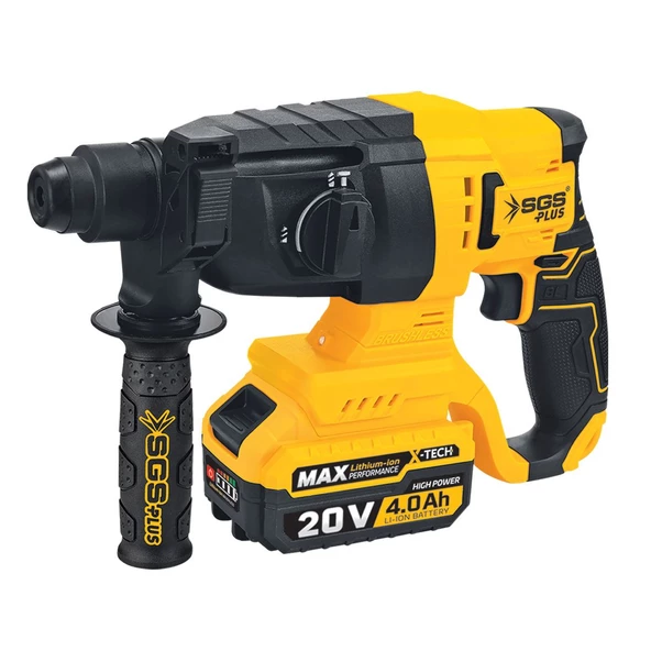 SGS AKÜLÜ ELEKTRO PNÖMATİK DELİCİ SETİ 20V 2x4.0Ah (KÖMÜRSÜZ MOTOR) ürün görseli 1