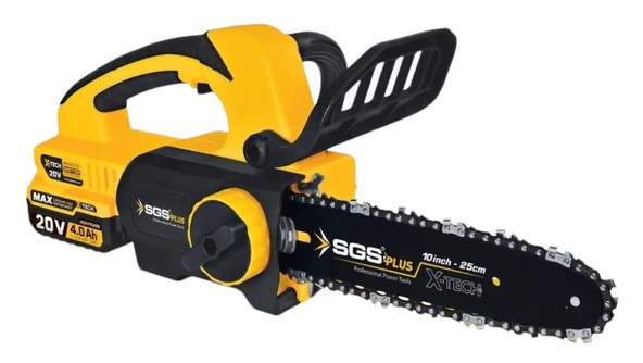 SGS AKÜLÜ AĞAÇ KESME TESTERESİ SETİ 25 CM 20V 4.0 Ah (KÖMÜRSÜZ MOTOR) ürün görseli 1