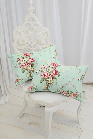 Upstyle Modern ve Şık tasarım Yastık Kılıfı Mint  50x70 Cm ürün görseli 1