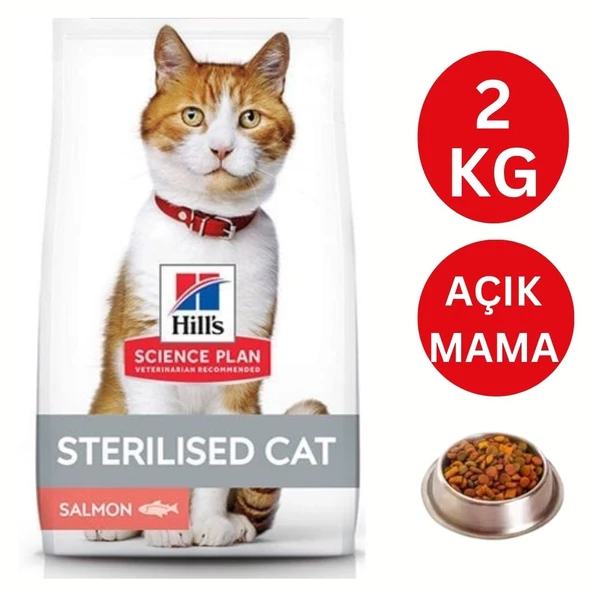 Hill's Science Plan Adult Sterilised Somonlu Kısırlaştırılmış Yetişkin Kedi Maması 2 Kg ürün görseli 1