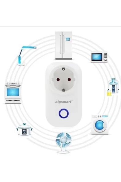 Alpsmart As816eu Akıllı Wifi Priz - Zaman Ayarlı 16a 55894706 ürün görseli 1