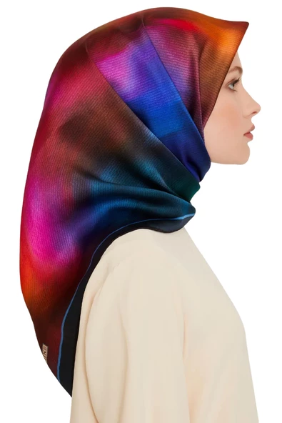 ARMİNE  DJ SAF İPEK EŞARP 9233D (S) - Resim 10