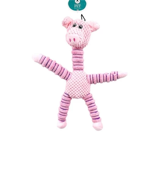 Nanbell W561 Kedi ve Köpek Peluş Oyuncak 37-34cm Pembe ürün görseli 1