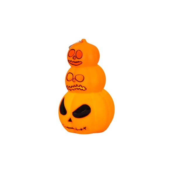 Halloween Bal Kabağı Şeklinde Led Lamba 12 cm ürün görseli 1