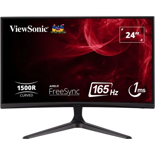 Viewsonic VX2418C 23.6" 1ms 165hz 2X HDMI DP Freesync Premium Curve Gaming Monitör ürün görseli 1