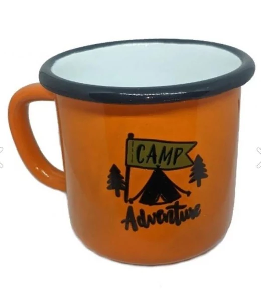 Orcamp Emaye Kupa Bardak Turuncu Adventure EB-330 ürün görseli 1