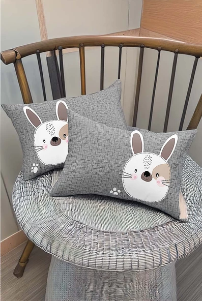 Upstyle Modern ve Şık tasarımıYastık Kılıfı Gri 50x70 Cm ürün görseli 1