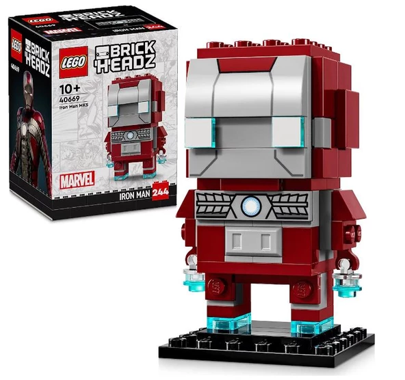 Lego Brickheadz 40669 Iron Man MK3 ürün görseli 1