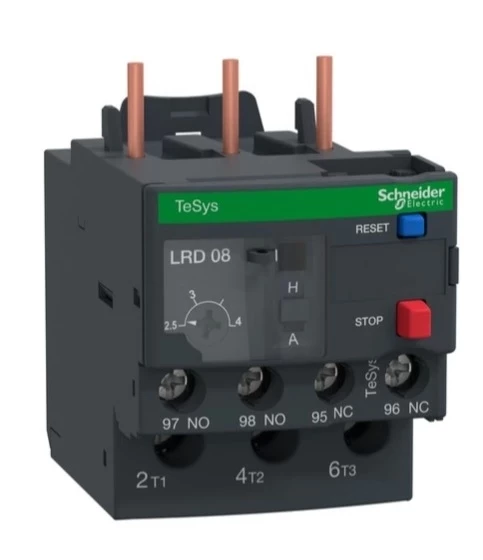 Schneider LRD08 2.5-4A TeSys D Termik Röle 1NO+1NC ürün görseli 1
