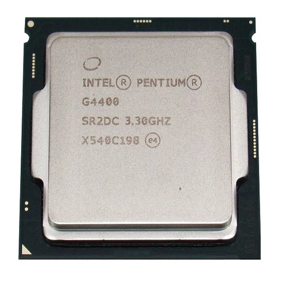 INTEL Pentium G4400 3MB 2çekirdekli O/B HD510 1151p 54w Kutusuz Fansız ürün görseli 1