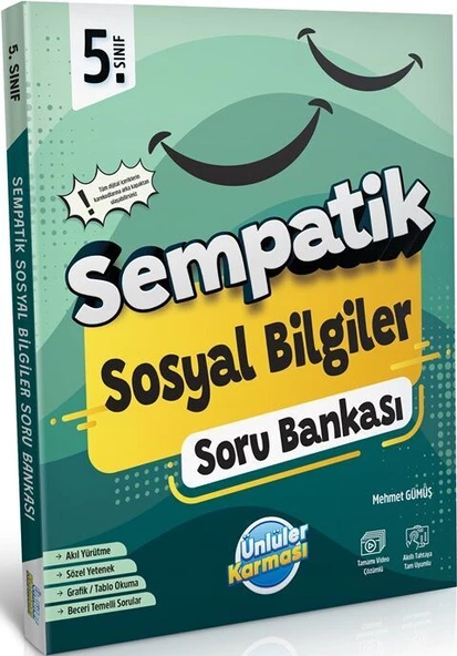 Ünlüler Karması 5. Sınıf Sosyal Bilgiler Sempatik Soru Bankası ürün görseli 1
