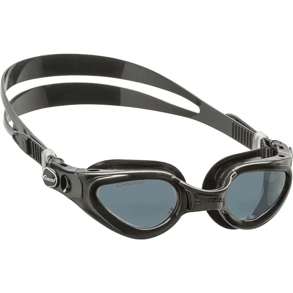 Cressi Right Black Smoked Lens Yetişkin Yüzme Gözlüğü ürün görseli 1