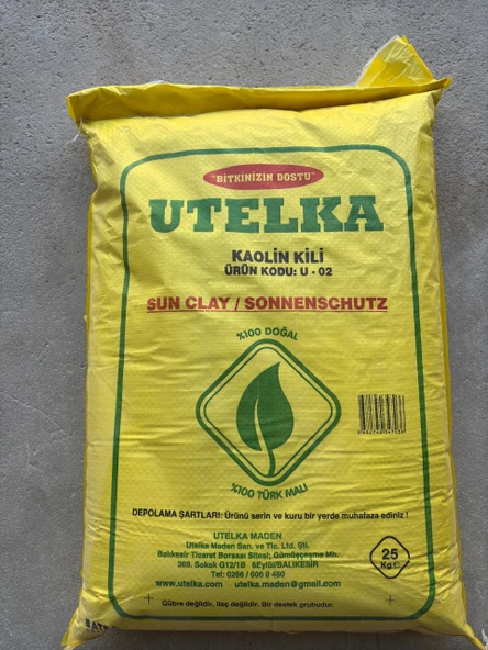 25 Kg Utelka Kaolin Kili ürün görseli 1