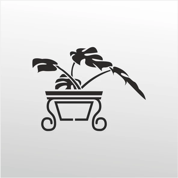 Folyo Sticker Çiçek ürün görseli 1