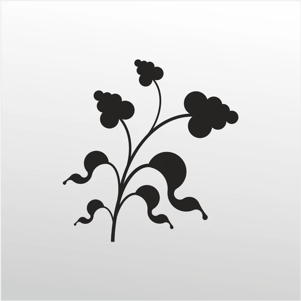 Folyo Sticker Çiçek ürün görseli 1