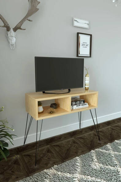 Remaks Efser Elit Tv Sehpası - Meşe - Resim 2