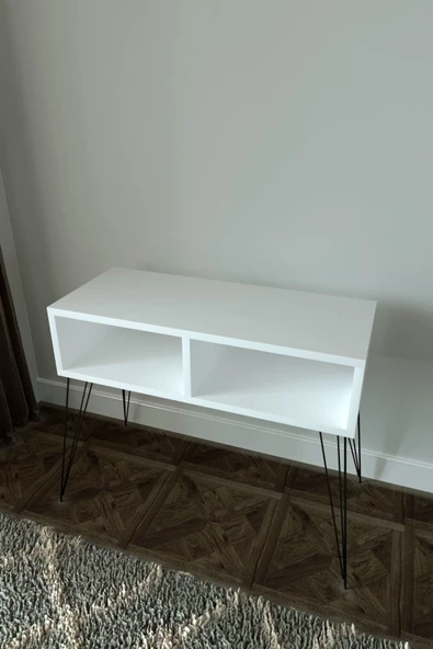 Remaks Elit Tv Sehpası - Beyaz - Resim 3