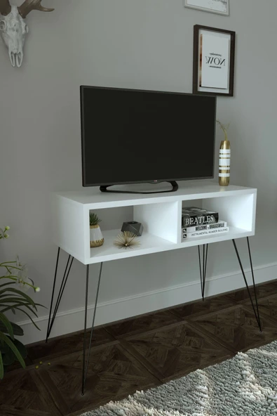 Remaks Elit Tv Sehpası - Beyaz - Resim 2