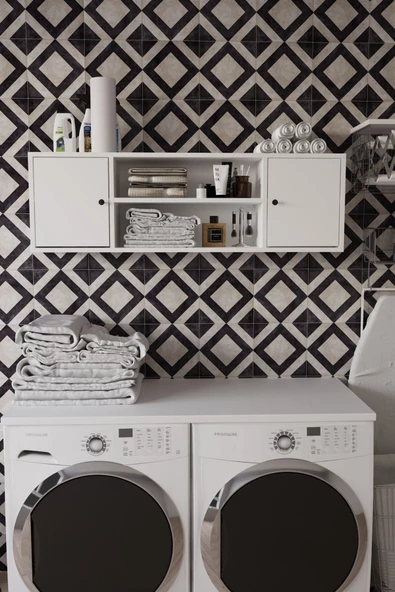Remaks Loya 120 Cm Banyo Dolabı Üst Modülü Beyaz ürün görseli 1