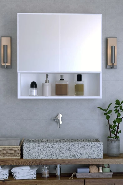 Remaks Life 70 cm Aynalı Banyo Dolabı ürün görseli 1