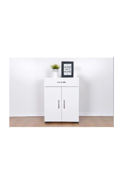 Remaks Banyo Dolabı 90 Cm Tek Çekmece 2 Kapaklı ürün görseli 1