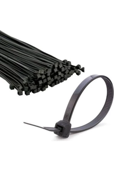 BRN Cırt Kelepçe Siyah 4,8x380mm 100adet ürün görseli 1