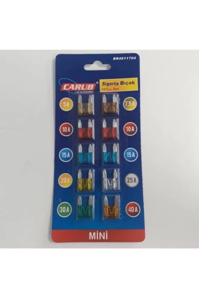 Carub Mini Japon Sigorta Karışık Takım ürün görseli 1