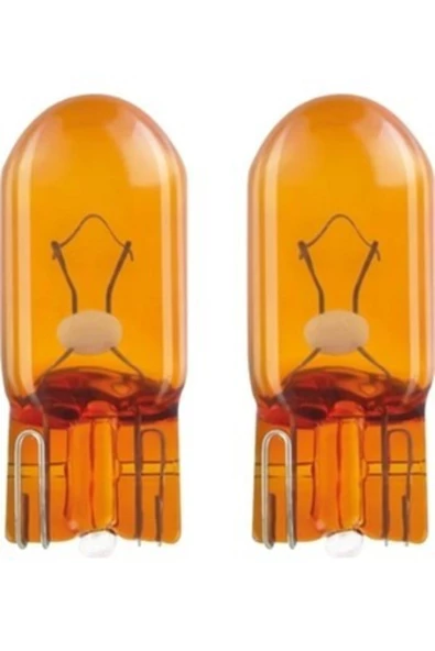 Osram T10 5w Dipsiz Turuncu Orjinal 1takım ürün görseli 1